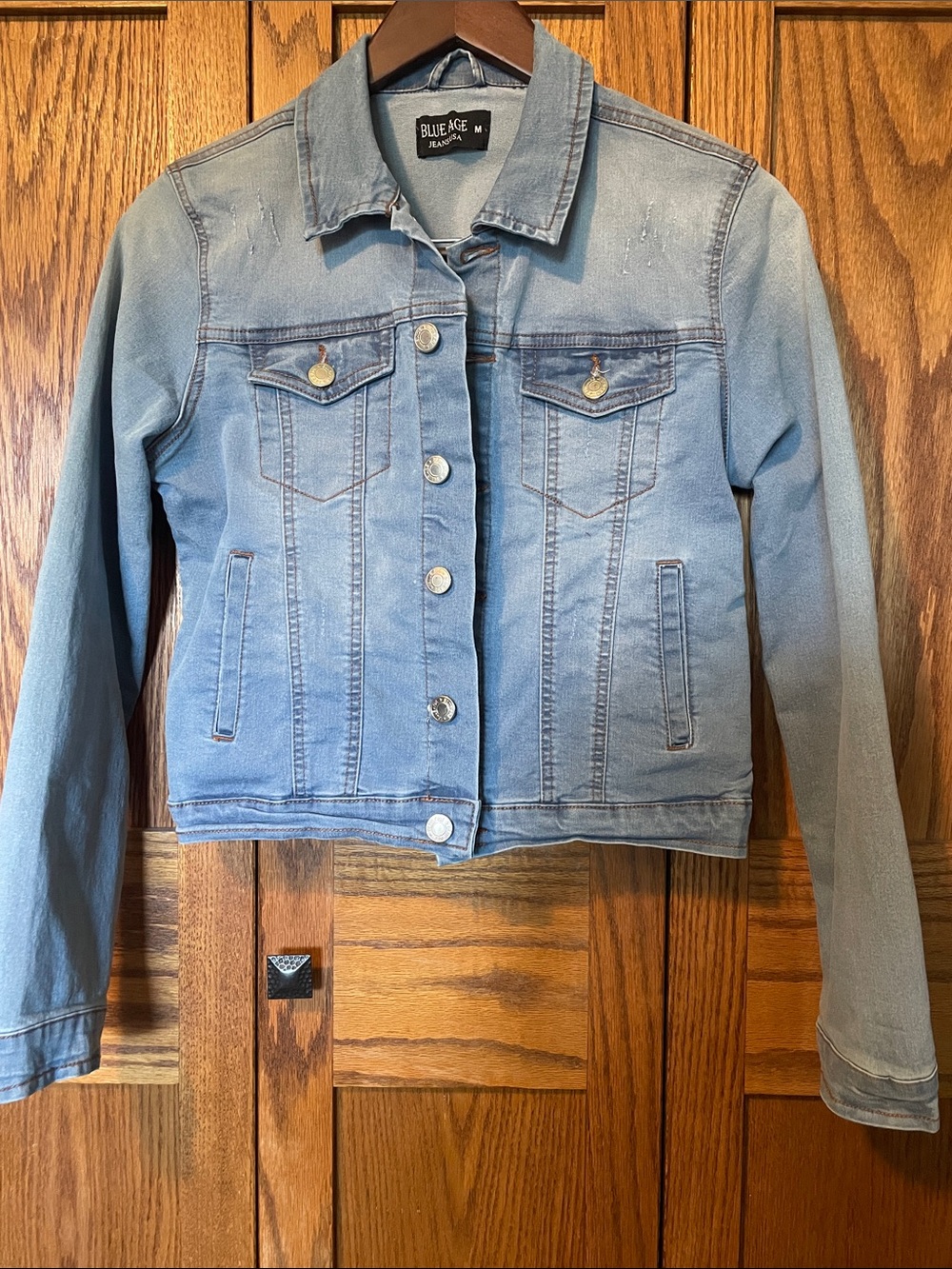 Blue Age Light Blue Women's Denim Jacket - Classic Jean Jacket